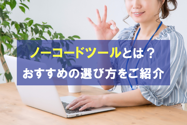 
                                                    ノーコードツールとは？タイプやおすすめの選び方をご紹介