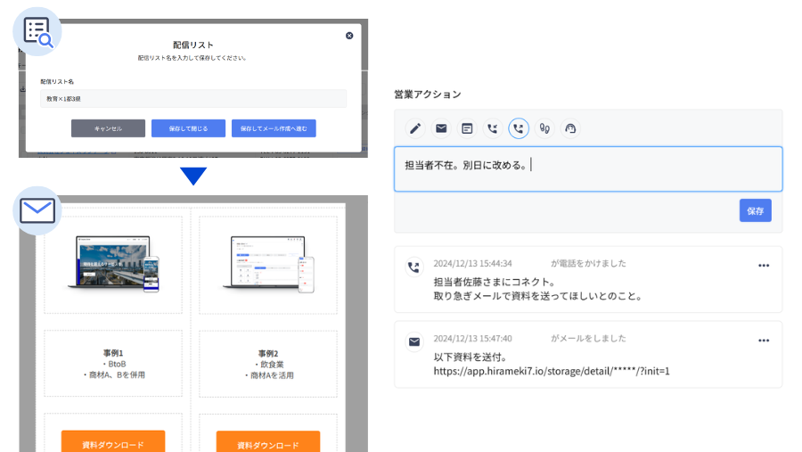案件に紐づくタスクを期限付きで管理